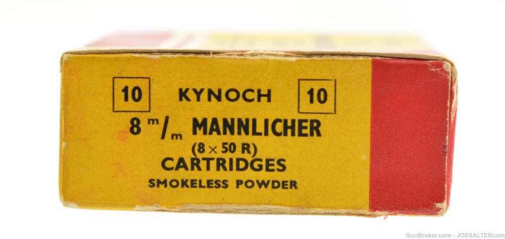 Vintage Kynoch 8mm Mannlicher (8x50 R) Cartridges 10-img-1