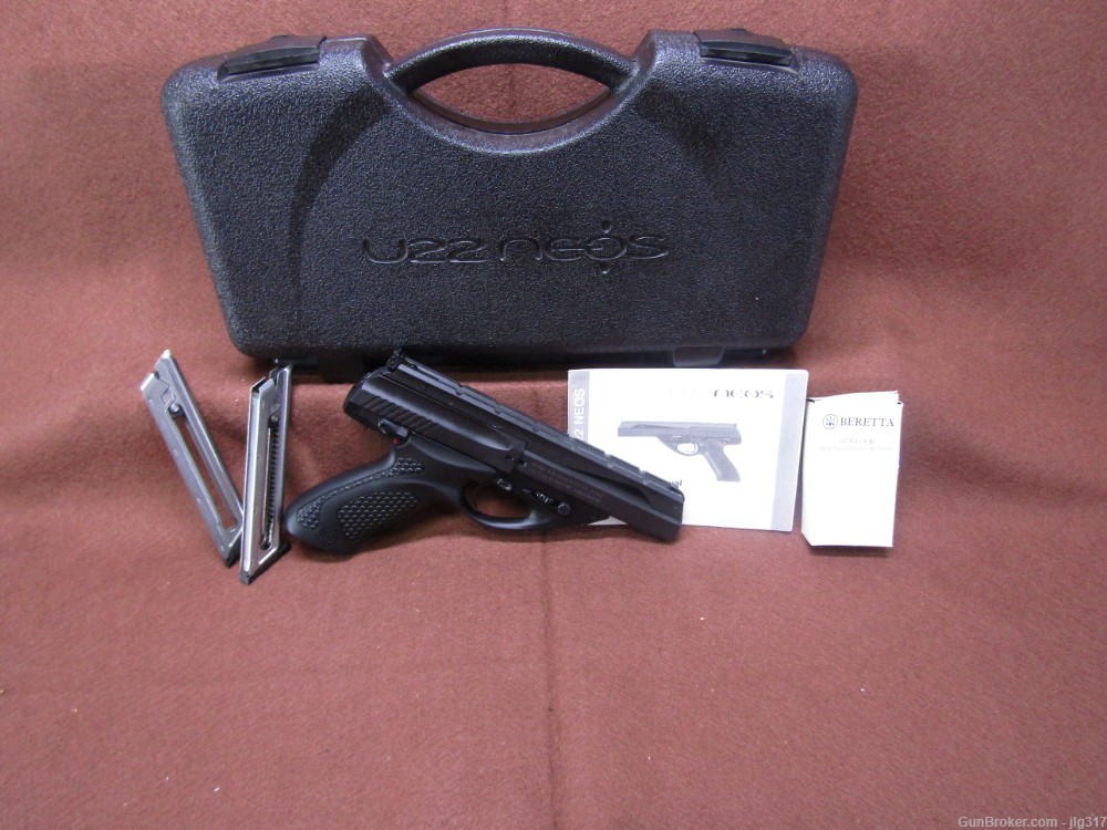 Beretta U22 Neos 22 LR Semi Auto Pistol Ambi Safety 2x 10 RD Mags Like New-img-0