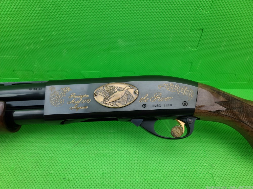RARE Remington 870 Magnum * DUCKS UNLIMITED * MISSISSIPPI EDITION THE RIVER-img-44
