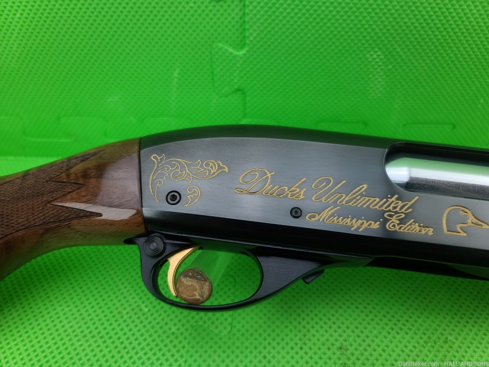 RARE Remington 870 Magnum * DUCKS UNLIMITED * MISSISSIPPI EDITION THE RIVER-img-9
