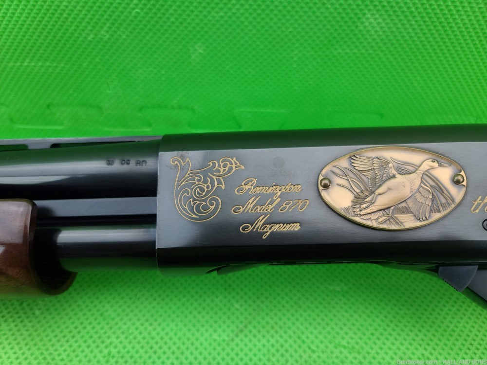 RARE Remington 870 Magnum * DUCKS UNLIMITED * MISSISSIPPI EDITION THE RIVER-img-43