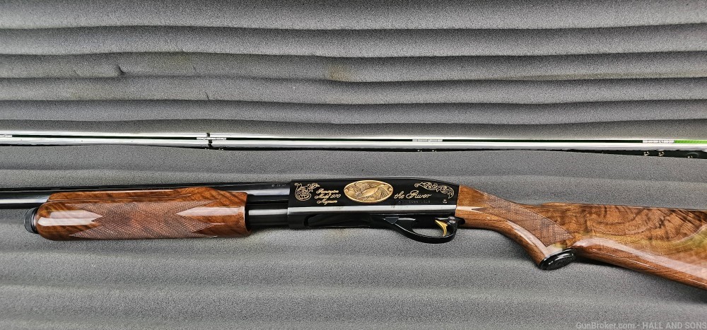 RARE Remington 870 Magnum * DUCKS UNLIMITED * MISSISSIPPI EDITION THE RIVER-img-51