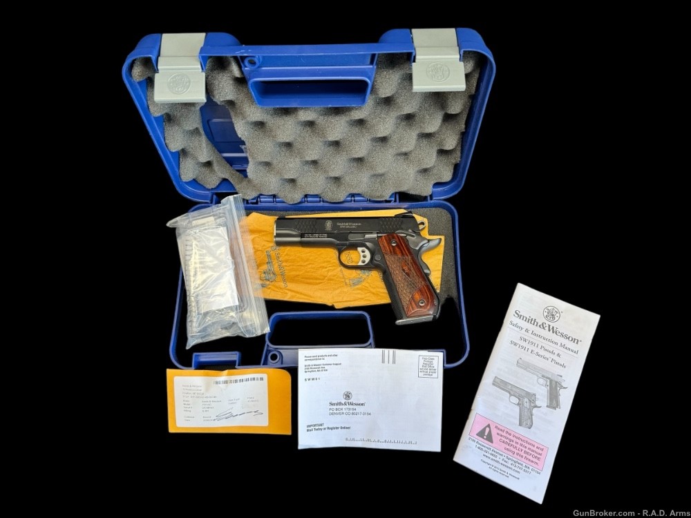 INCREDIBLE Smith & Wesson 1911SC Scandium Frame 1911 .45 E Series 1lb 9oz-img-1