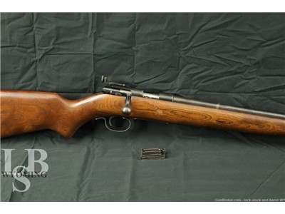 Winchester Model 69A, 22 S/L/LR bolt action rifle, 24" barrel w/ Peep-sight