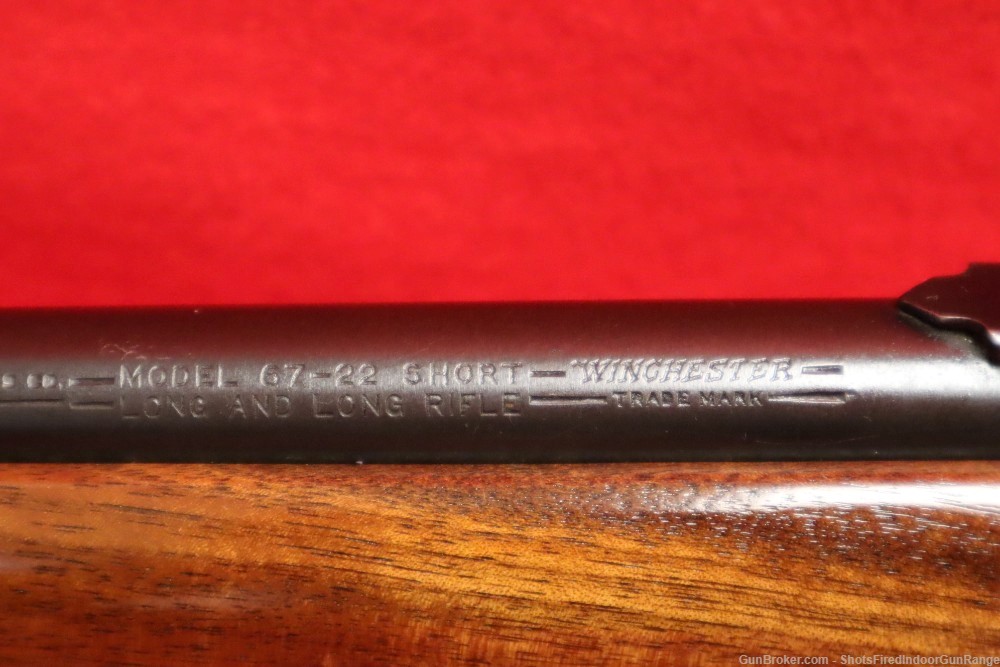Winchester Model 67-22 SMOOTH BORE .22 Rifle 27" *Beautiful & Very Rare* -img-8