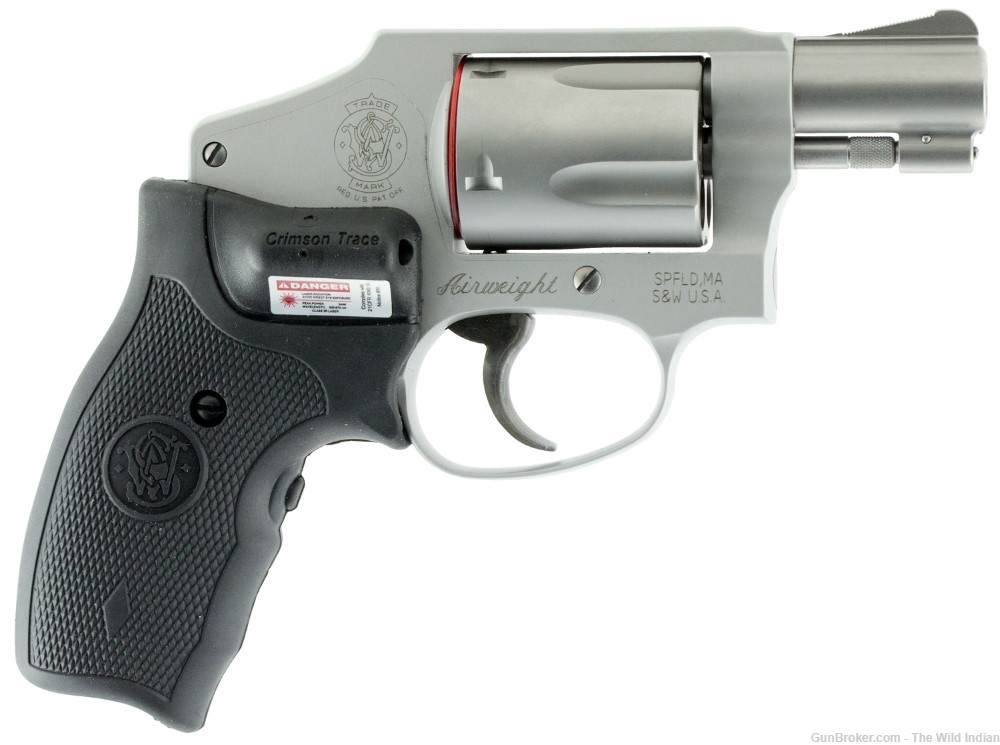 Smith & Wesson 150972 Model 642 Airweight 38 S&W Spl +P 5 Shot 1.88" Stainl-img-0