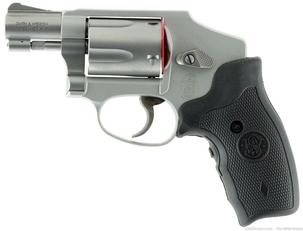 Smith & Wesson 150972 Model 642 Airweight 38 S&W Spl +P 5 Shot 1.88" Stainl-img-1