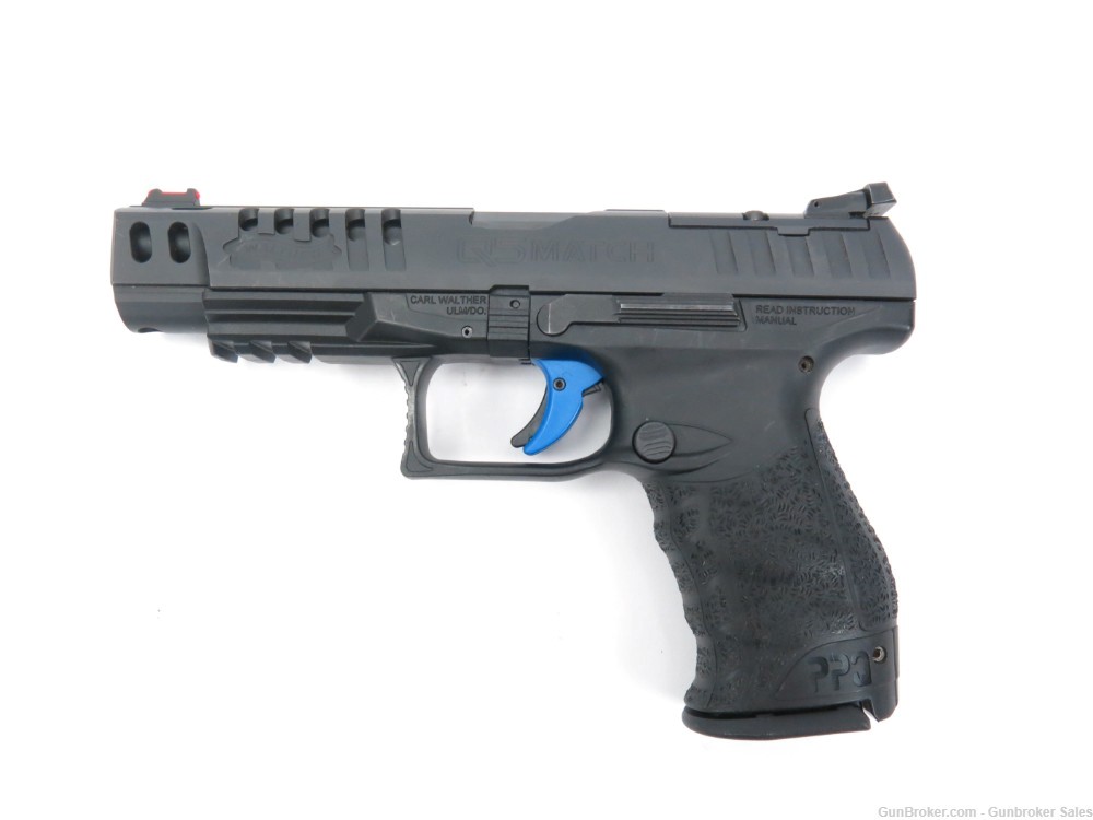 Walther PPQ Q5 Match 9mm 5" Semi-Automatic Pistol w/ 3 Mags, Holster, Mag-img-1
