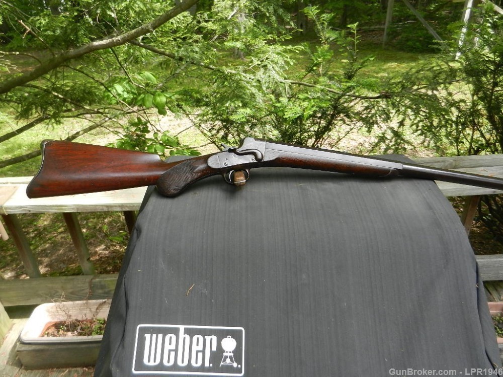 Remington Hepburn, Long 32" bbarrel, 1//2 Octagon, .40/50 SS, plus 48 brass-img-0