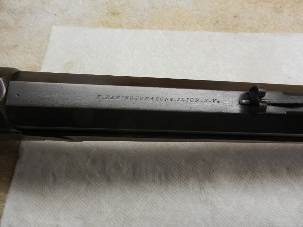 Remington Hepburn, Long 32" bbarrel, 1//2 Octagon, .40/50 SS, plus 48 brass-img-2
