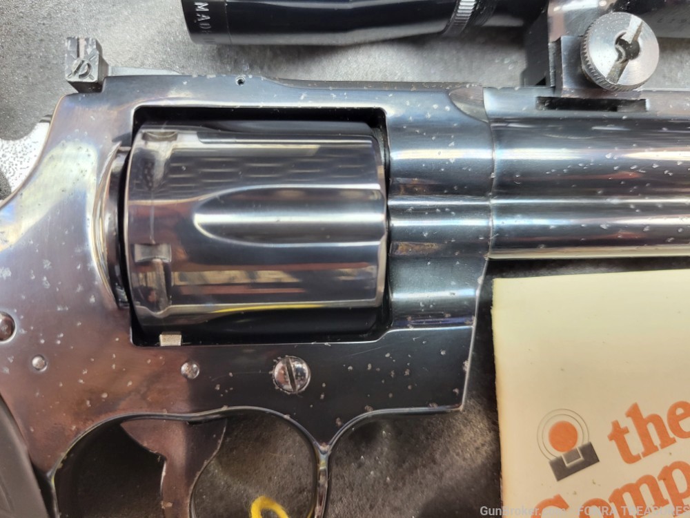Colt Python Hunter 8 inch barrel 357 Magnum - Leupold Scope SAA companion-img-18