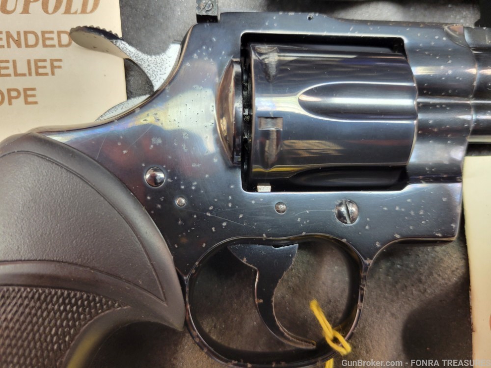 Colt Python Hunter 8 inch barrel 357 Magnum - Leupold Scope SAA companion-img-8