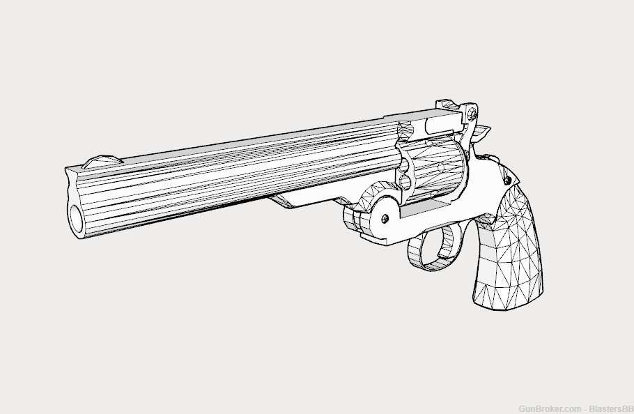 Model 3 Revolver Replica -Historical Imitation Prop -Battlefield 1 Inspired-img-4