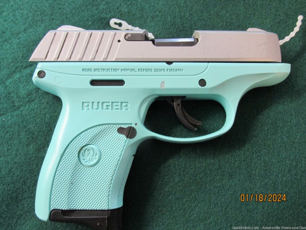 Ruger EC9S 9mm used with one mag-img-5