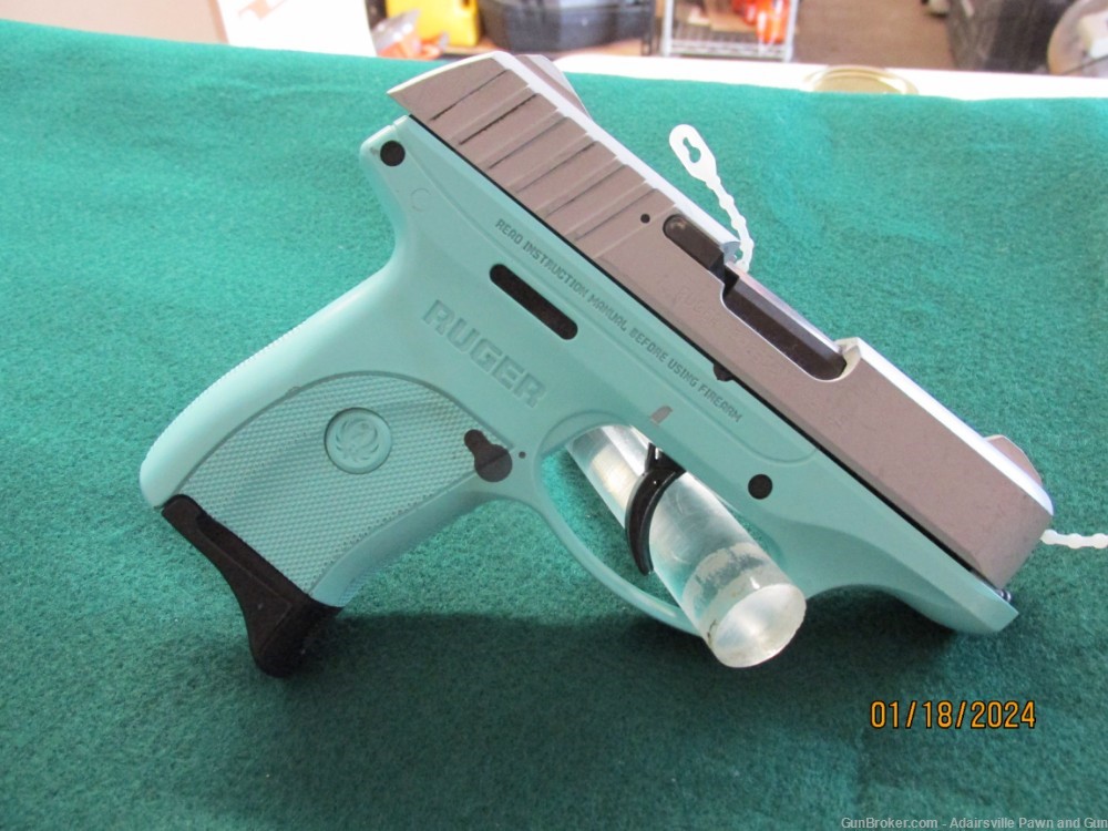 Ruger EC9S 9mm used with one mag-img-0
