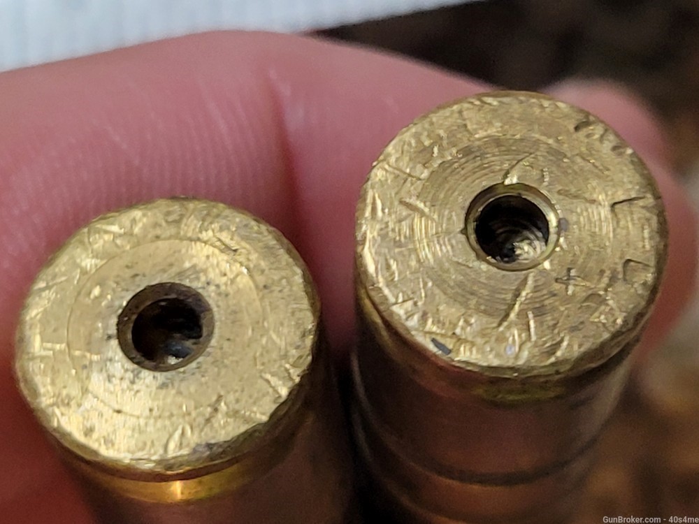 Two Swiss 7.5x55mm solid brass practice rounds k31-img-4