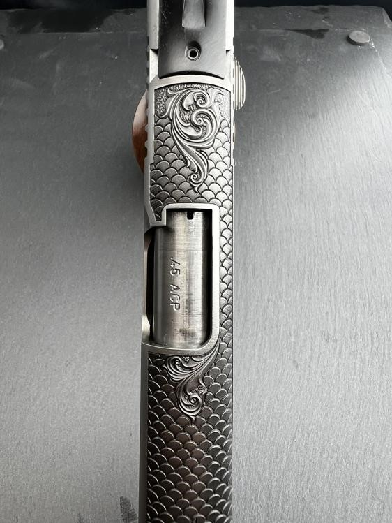 FACTORY 2ND - Kimber 1911 Custom Engraved Royal Fish Scale Altamont .45ACP-img-12