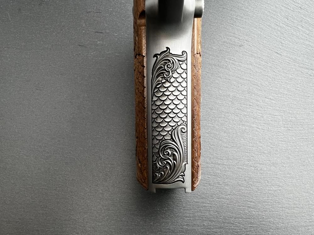 FACTORY 2ND - Kimber 1911 Custom Engraved Royal Fish Scale Altamont .45ACP-img-5