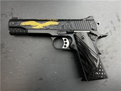FACTORY 2ND - Kimber 1911 Custom Engraved Patriot Blued by Altamont