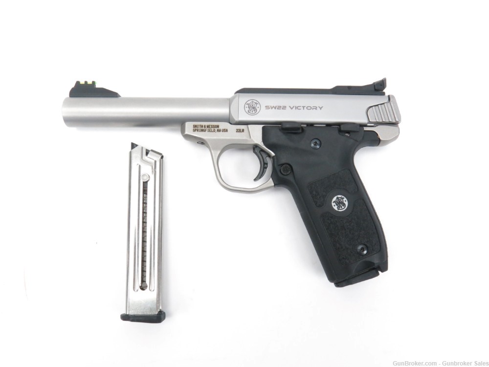 Smith & Wesson SW22 Victory 22LR 5.5" Semi-Automatic Pistol w/ 2 Magazines-img-0