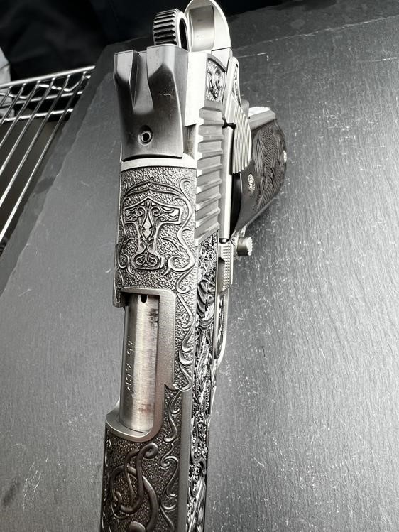FACTORY 2ND - Kimber 1911 Custom Engraved Viking Warrior AAA by Altamont-img-12