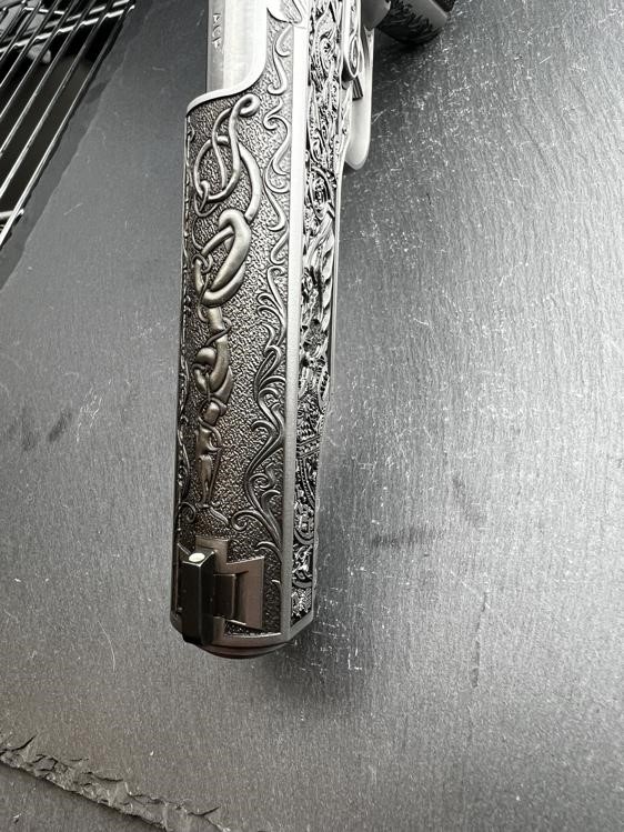 FACTORY 2ND - Kimber 1911 Custom Engraved Viking Warrior AAA by Altamont-img-15