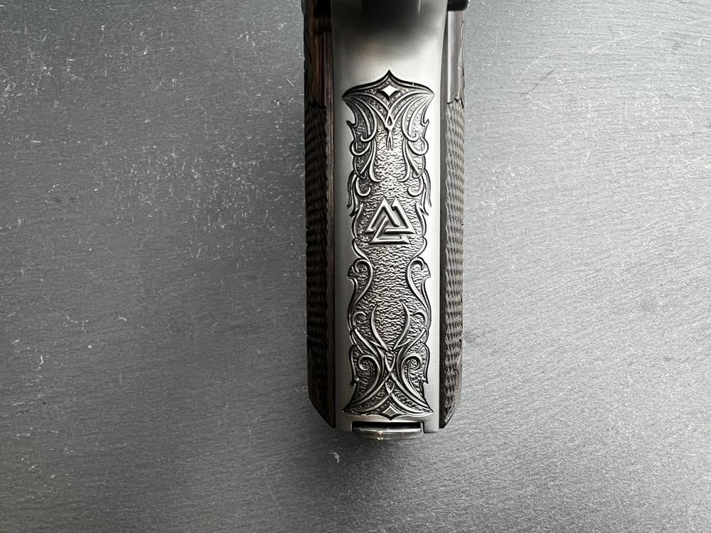 FACTORY 2ND - Kimber 1911 Custom Engraved Viking Warrior AAA by Altamont-img-17