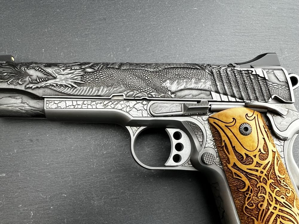 Factory Second - Kimber 1911 Custom Engraved Dragon AAA by Altamont .45ACP-img-2