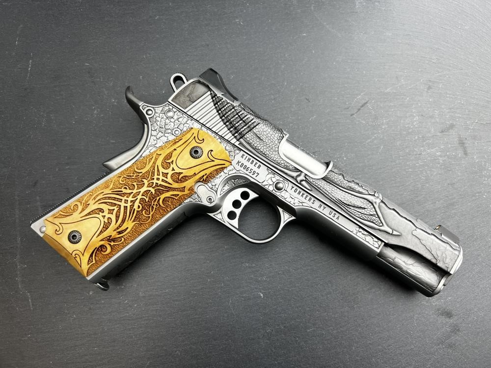 Factory Second - Kimber 1911 Custom Engraved Dragon AAA by Altamont .45ACP-img-16