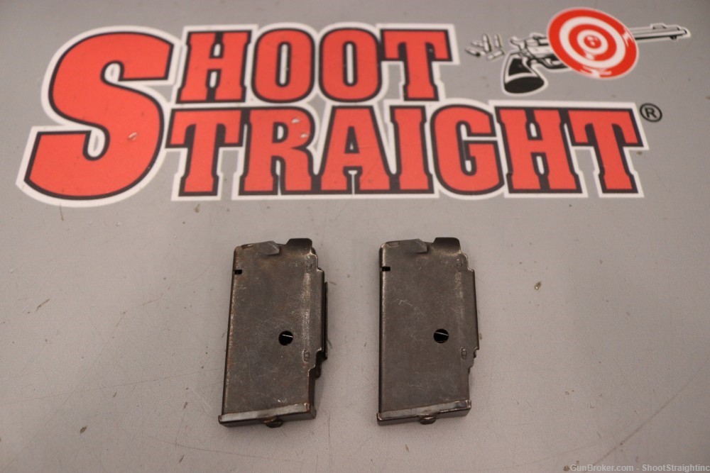 Lot O' Two (2) Mossberg 144LSB Rifle Magazines - .22LR - 7 Shot --img-0