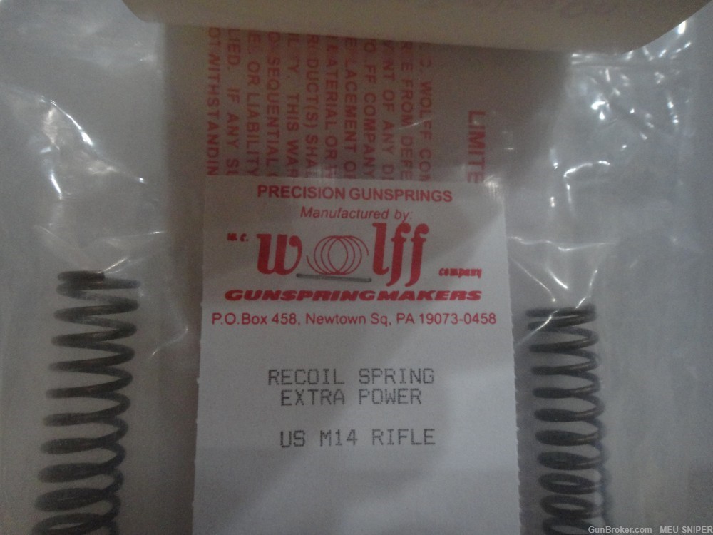 Wolff Pro Spring kit for M1A M14 rifles Springfield TRW HRA (G355)-img-3