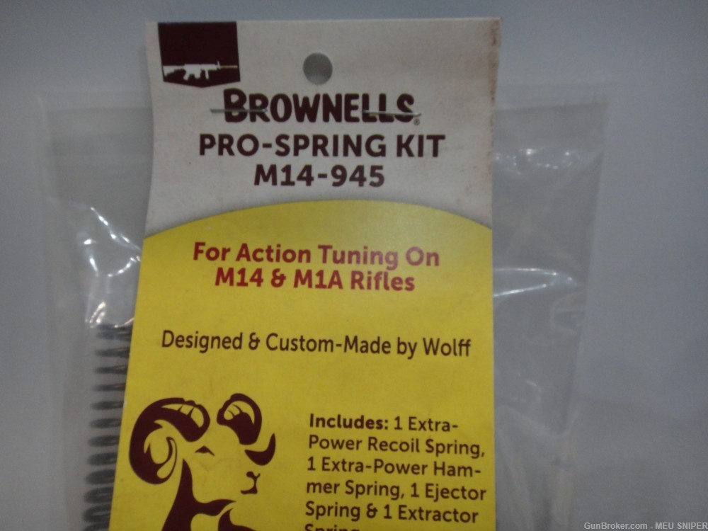 Wolff Pro Spring kit for M1A M14 rifles Springfield TRW HRA (G355)-img-1