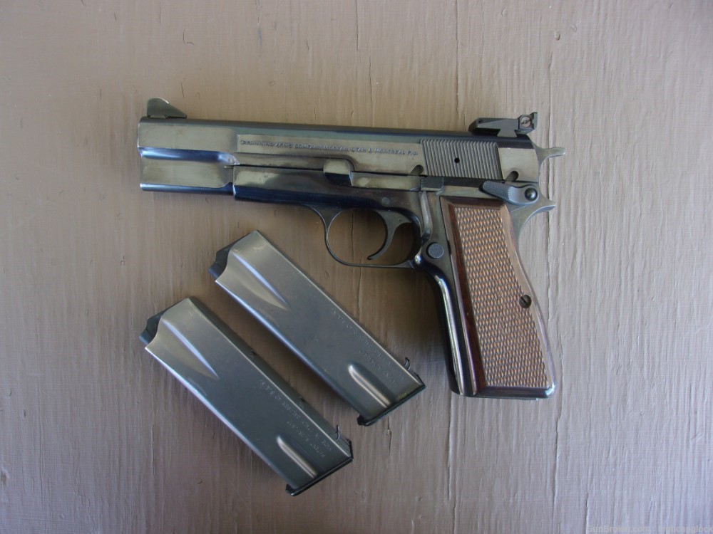 Browning HI-POWER .40 S&W 4.75" Pistol 99% Adj Sights SO NICE $1START-img-3