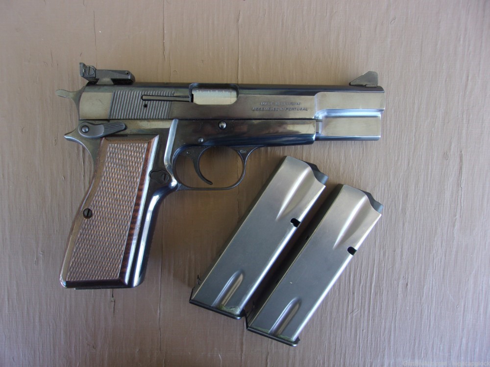 Browning HI-POWER .40 S&W 4.75" Pistol 99% Adj Sights SO NICE $1START-img-2