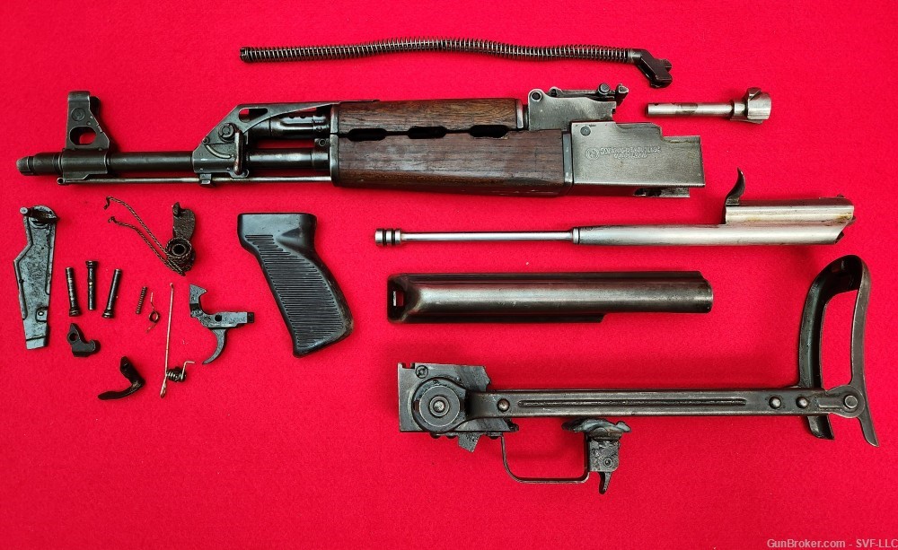 Zastava YUGO M70 AKMS AK-47 7.62x39 underfolder rifle parts kit (NICE)-img-0