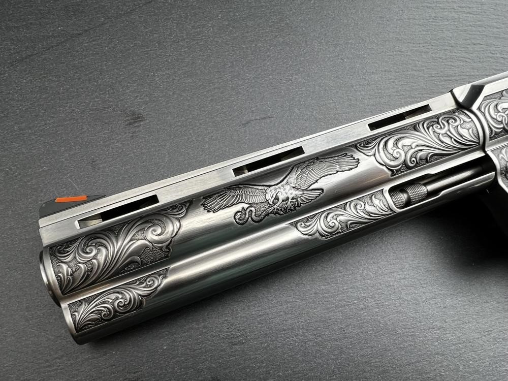 PROTOTYPE - Colt Python 2020 ENGRAVED by Altamont 6" .357 Mag Stainless-img-1