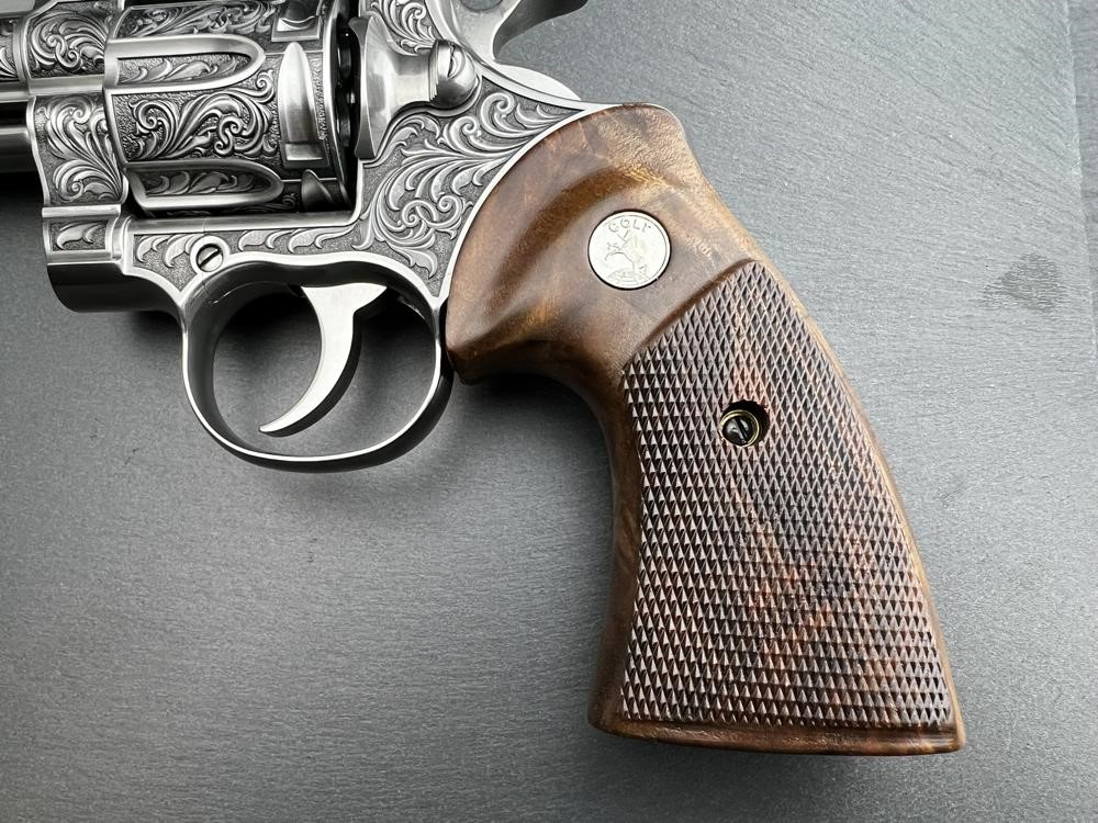 PROTOTYPE - Colt Python 2020 ENGRAVED by Altamont 6" .357 Mag Stainless-img-3