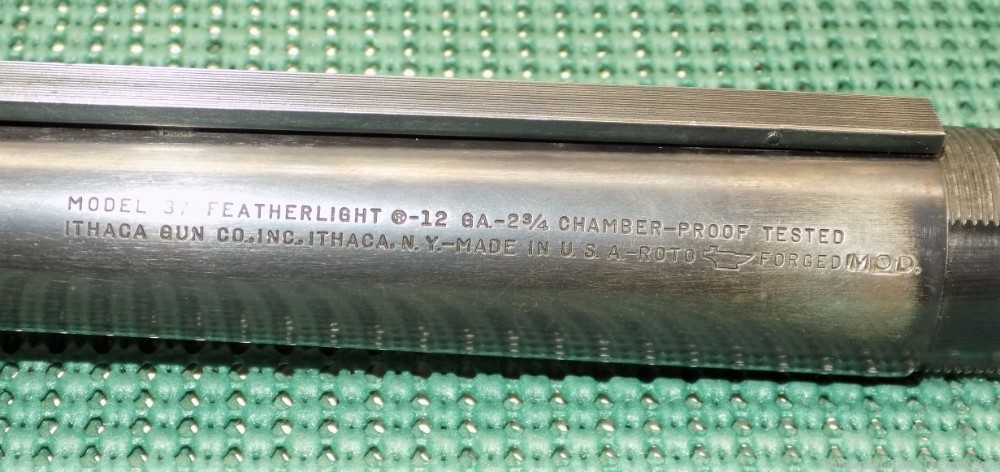 Ithaca Model 37 Featherlight 12ga /26" Barrel w/ Poly Choke Used NO RESERVE-img-1