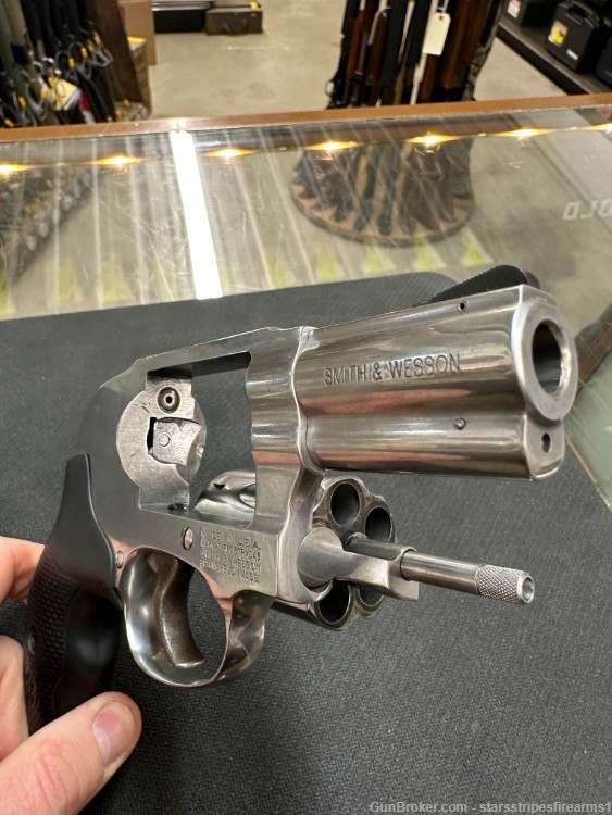 Smith & Wesson 649-5 Stainless .357 Mag Revolver Shrouded Hammer-img-2