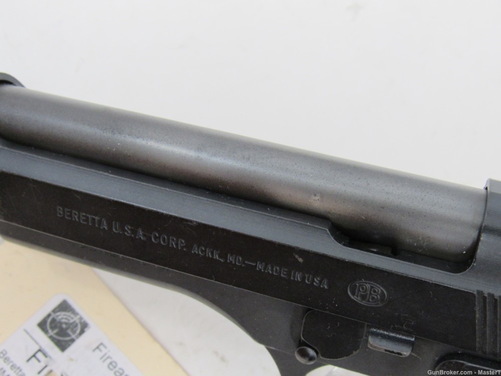 Beretta 92FS 9mm 4.9"Brl $.01 Start No Reserve-img-2