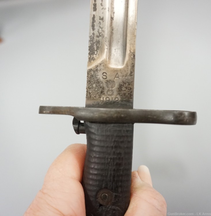 US 1903 SPRINGFIELD BAYONET (1912 DATED) WITH UNMARKED EARLY SCABBARD-img-13