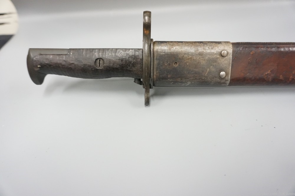 US 1903 SPRINGFIELD BAYONET (1912 DATED) WITH UNMARKED EARLY SCABBARD-img-1