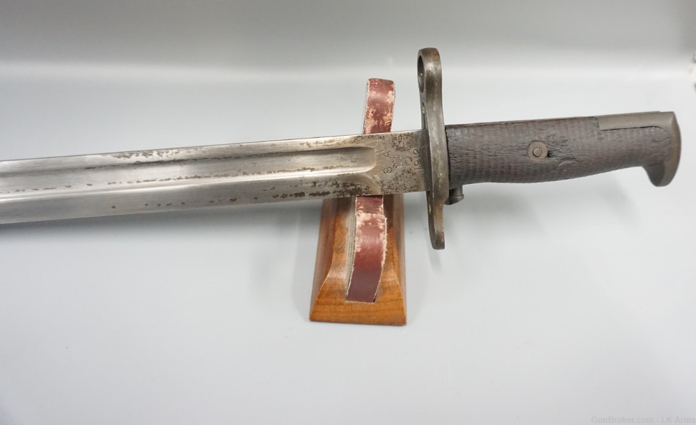 US 1903 SPRINGFIELD BAYONET (1912 DATED) WITH UNMARKED EARLY SCABBARD-img-15