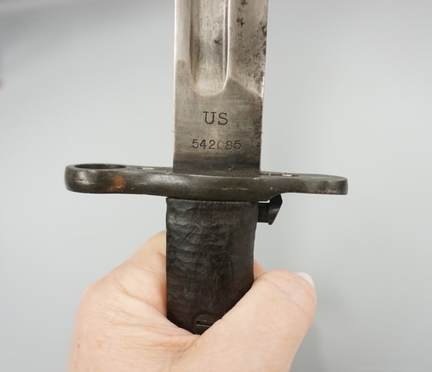 US 1903 SPRINGFIELD BAYONET (1912 DATED) WITH UNMARKED EARLY SCABBARD-img-12