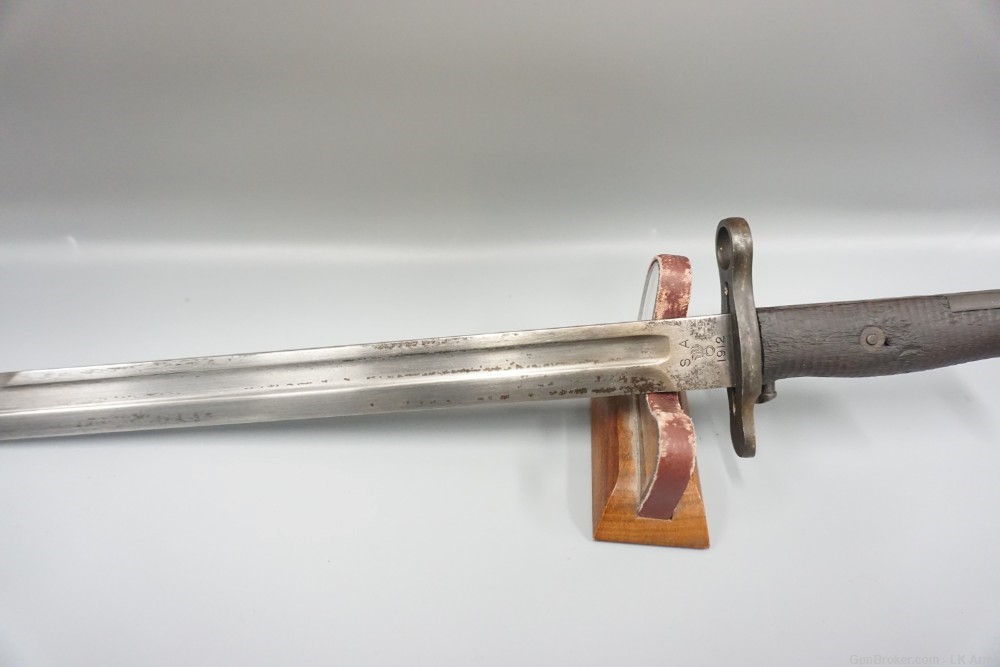 US 1903 SPRINGFIELD BAYONET (1912 DATED) WITH UNMARKED EARLY SCABBARD-img-16