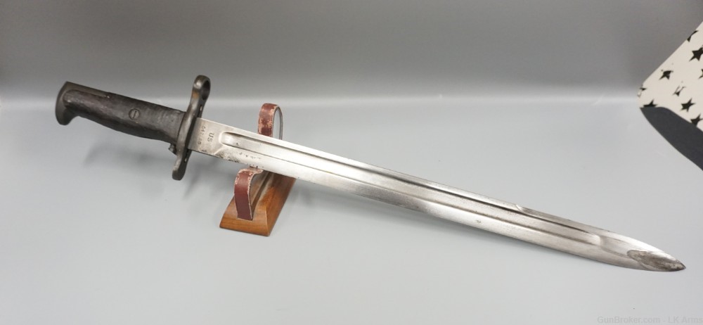 US 1903 SPRINGFIELD BAYONET (1912 DATED) WITH UNMARKED EARLY SCABBARD-img-8