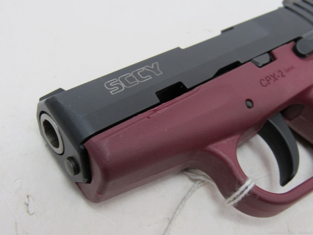 SCCY CPX-2 Black/Maroon $.01 Start No Reserve 9mm-img-4