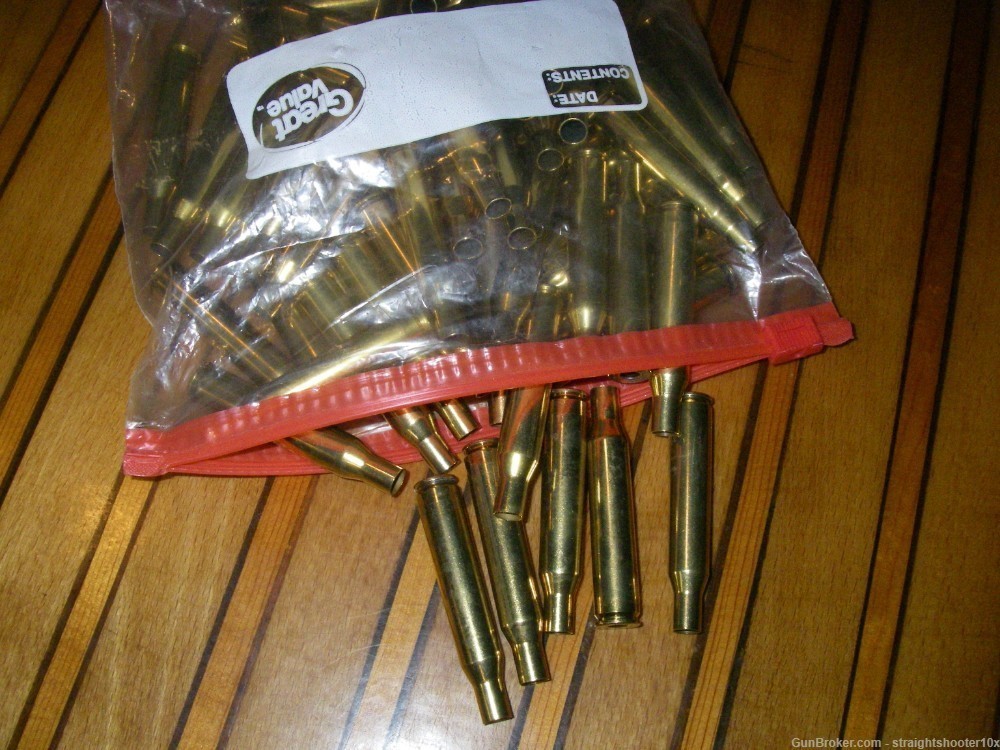 270 Win once fired brass 60+ pieces-img-0