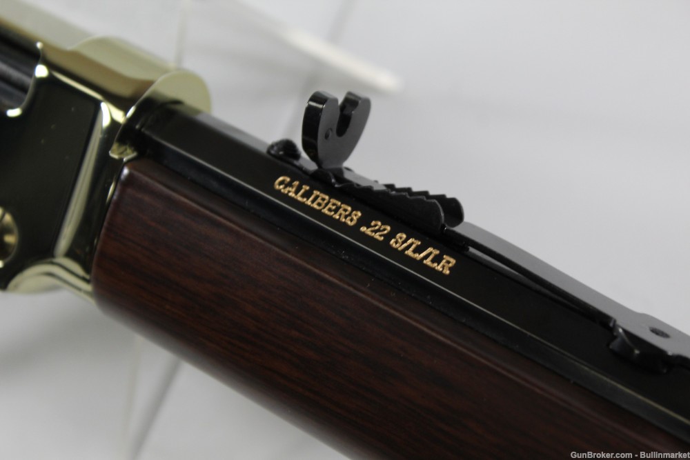 Henry Golden Boy H004 Lever Action .22 S/L/LR Rifle Brass w/ Octagon Barrel-img-18