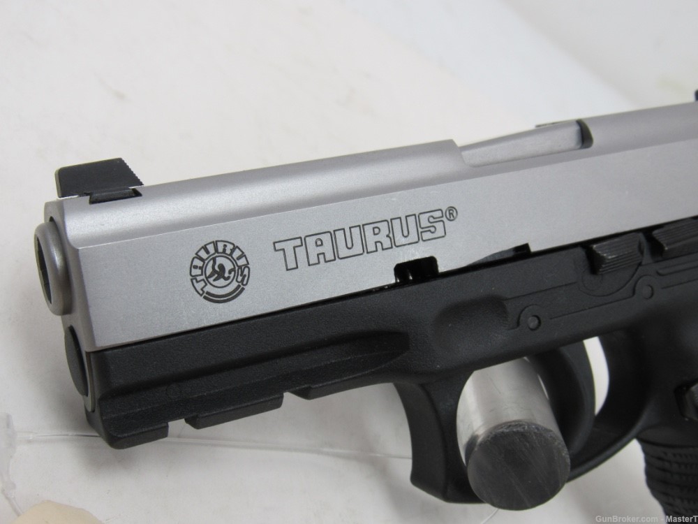 Excellent Taurus Stainless PT 24/7 Pro DS 45 acp $.01 Start No Reserve-img-1